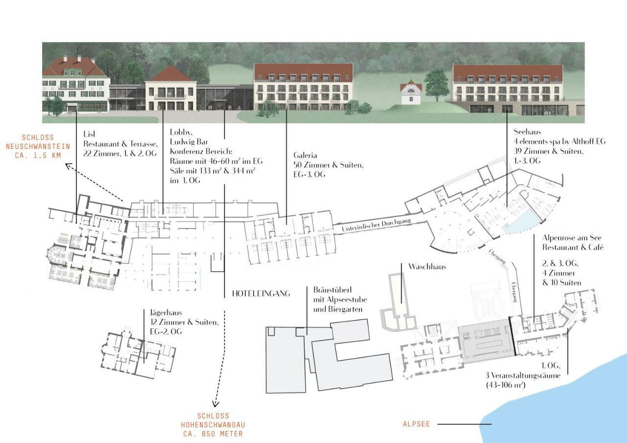 Ameron Neuschwanstein Alpsee Resort & Spa Schwangau Exterior foto